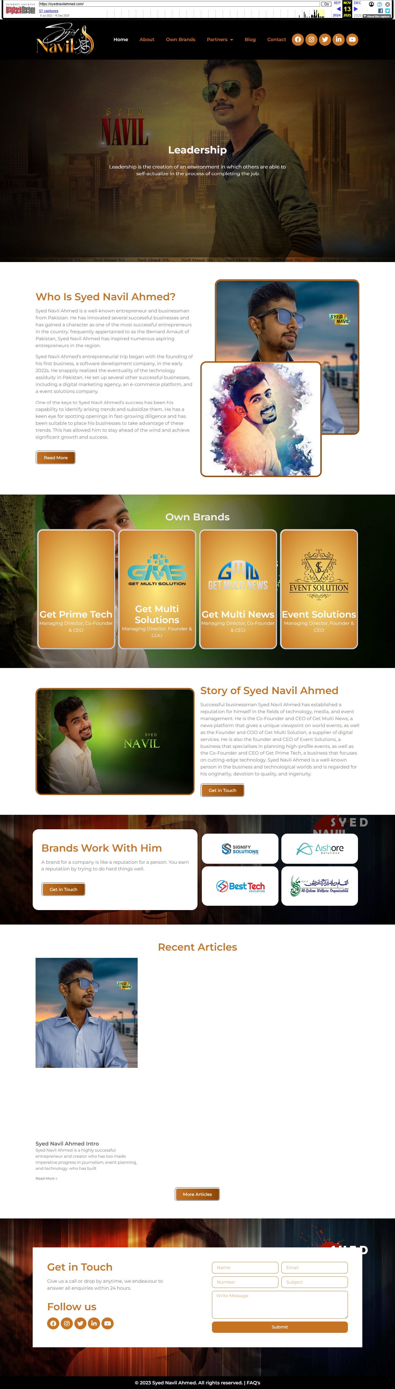 Syed Navil Ahmed - Entrepreneur Portrait